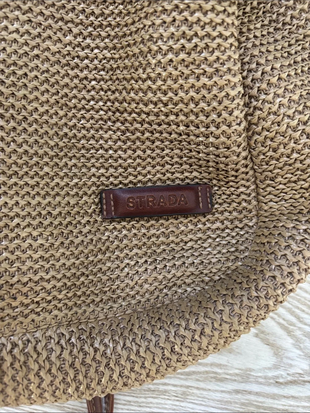 Strada woven backpack.